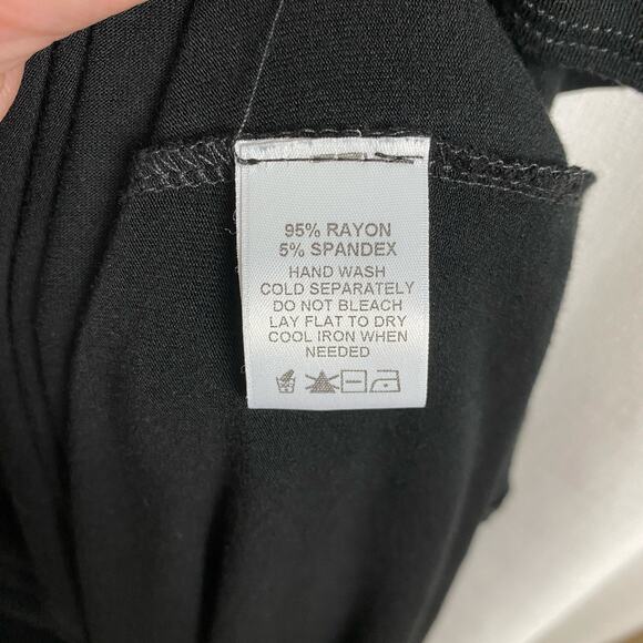 Kiyonna Black Indie Flair Knit Maxi Dress Sz 3X - Picture 14 of 16